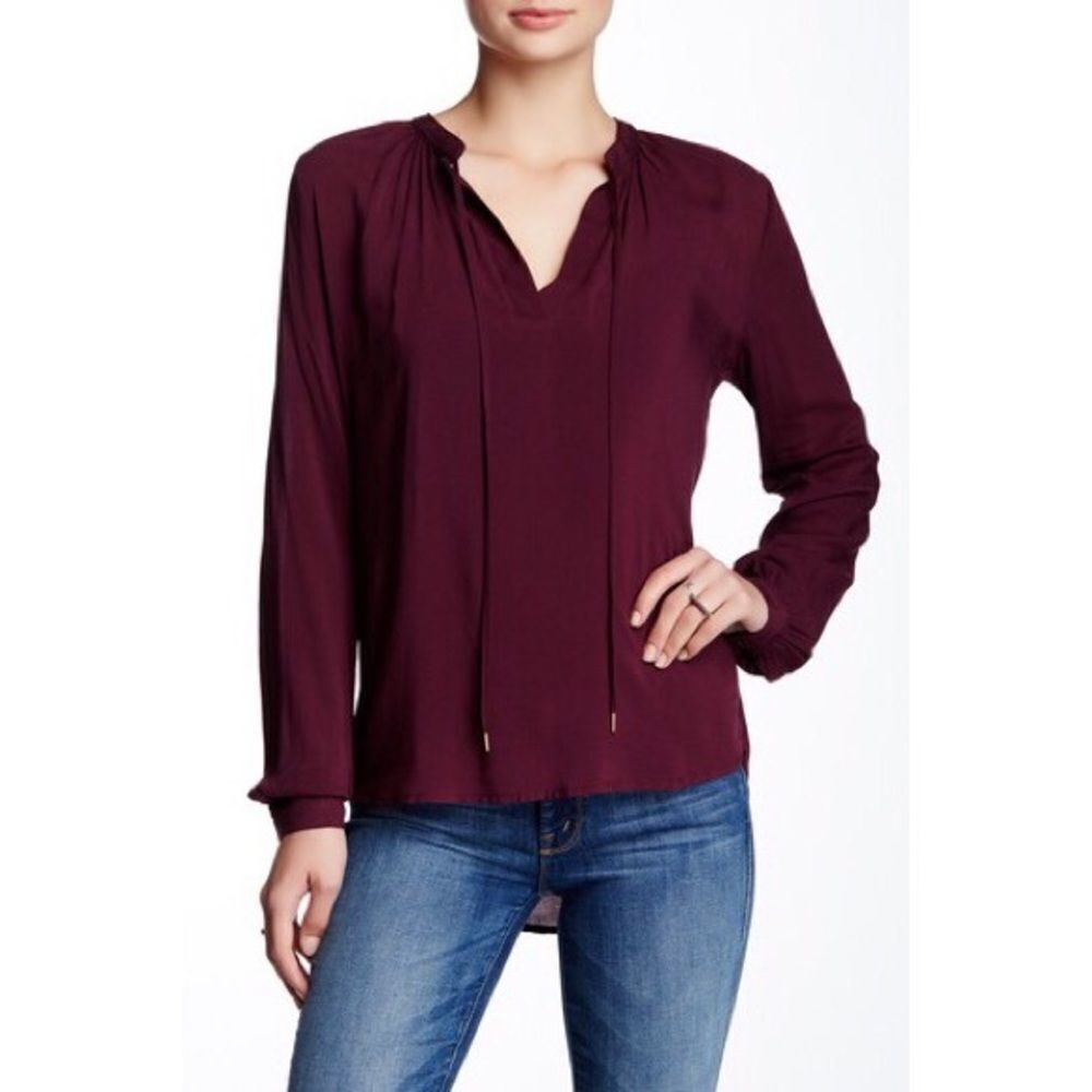 ✨Split Neck Blouse✨ NWT - image 1